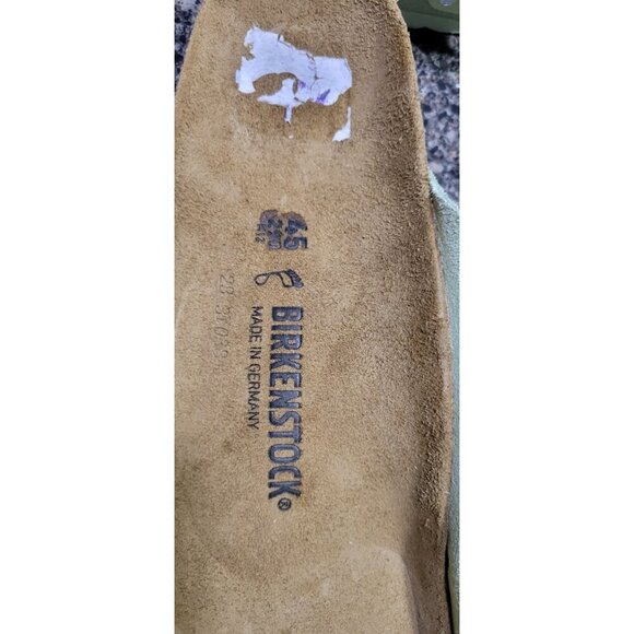 BIRKENSTOCK Kyoto Nubuck-Suede Slide Sandal Men\'s Size US 11 Black main image 8